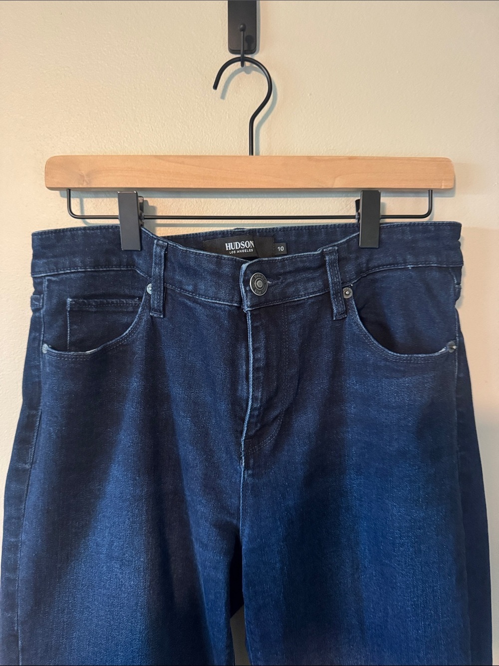 Hudson Dark Wash Stretch Straight Leg Jean - Picture 2 of 5